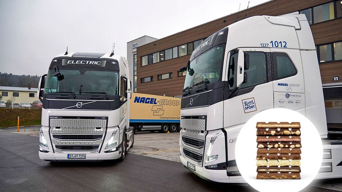 Ritter Sport und Nagel-Group, E-Lkw