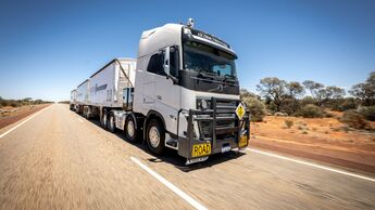 Roadtrain in Australien