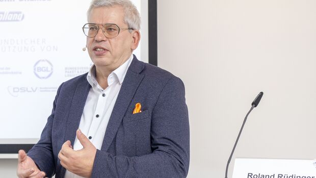 Roland Rüdinger, Geschäftsführer der Rüdinger Spedition in Krautheim