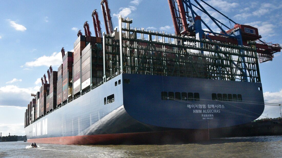 Rückansicht der HMM Algeciras