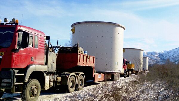 Russland, Lkw, Winter