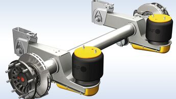 SAF Adaptive Air Damping Trailer