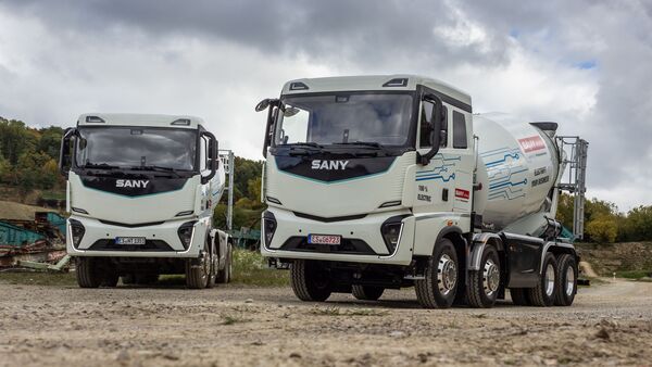 Sany E-Trucks e435 und e263