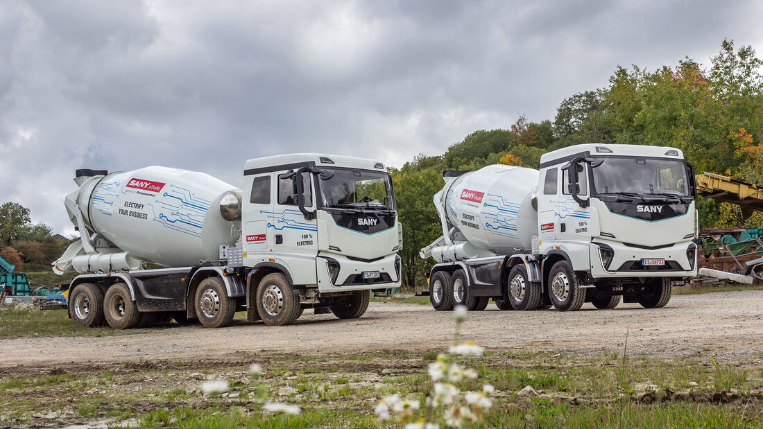 Sany eTrucks e435 Fahrmischer Betonmischer China 2025