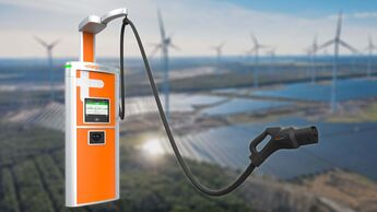 Saubere Energie gibt es von GP Joule, fürs Megawatt-Laden ist Chargepoint zuständig.