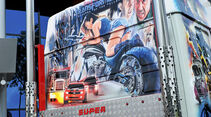 Scania 142 Harry Price, Airbrush-Künstler, Adam Haden, Lackierung