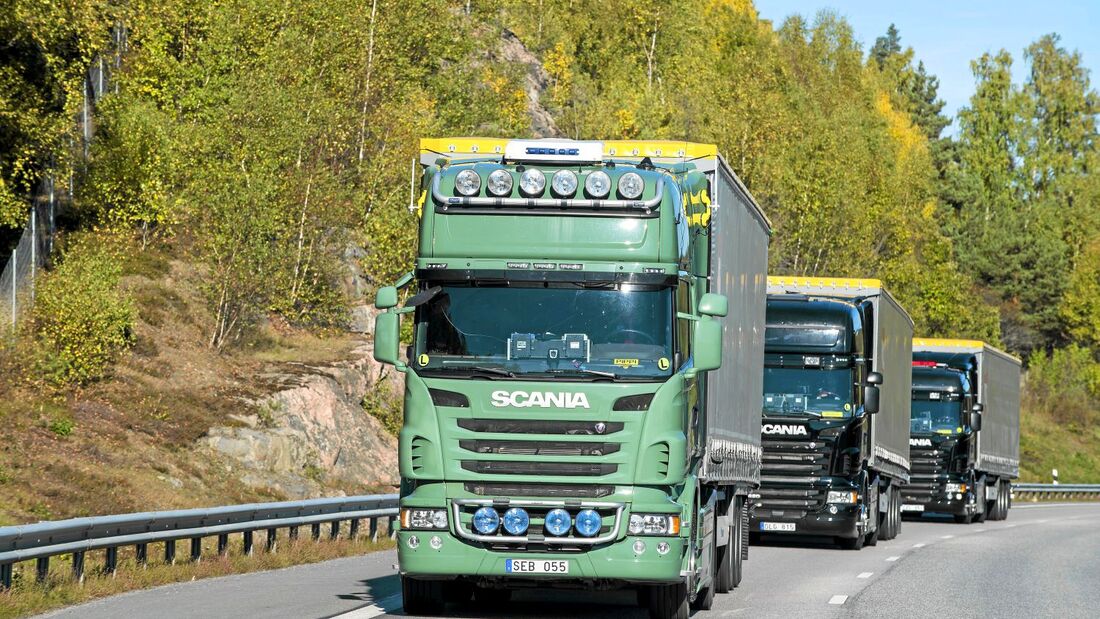 Scania, Platooning, Schweden, Lkw