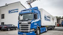 Scania R 450 Hybrid Oberleitungs-Lkw