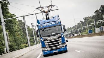 Scania R 450 Hybrid Oberleitungs-Lkw