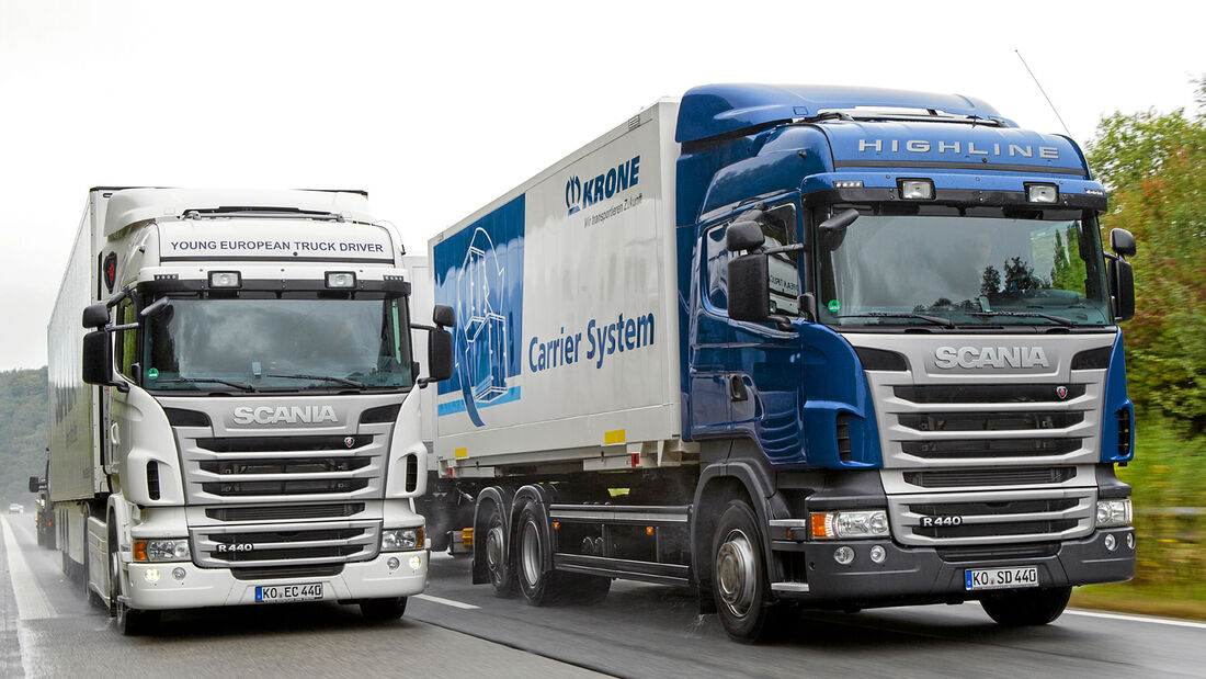 Scania R440 4x2/6x2, Vergleich