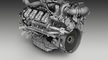 Scania R730, V8, Motor