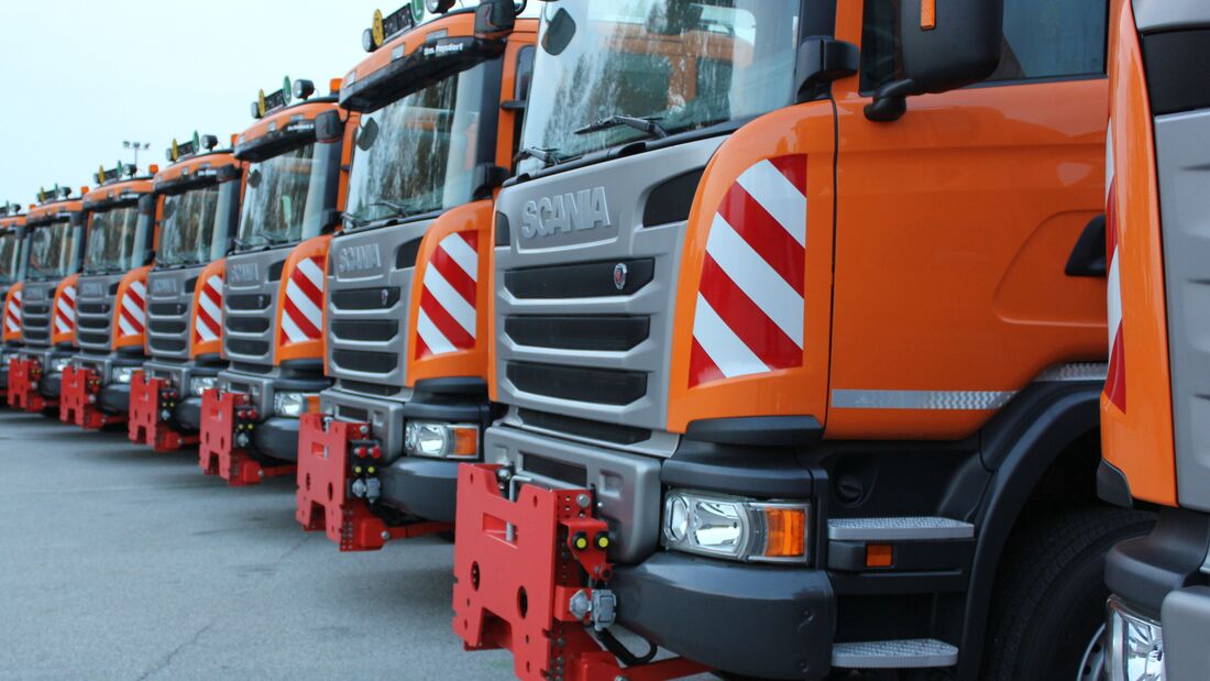 Scania Schneeräumfahrzeuge