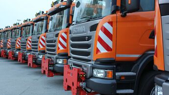 Scania Schneeräumfahrzeuge
