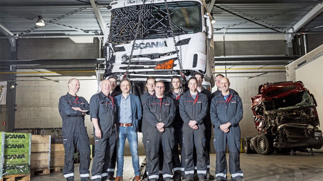 Scania Used Parts Centre Fahrzeug Recycling