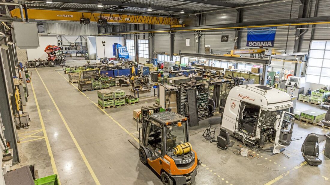 Scania Used Parts Centre Fahrzeug Recycling