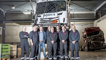 Scania Used Parts Centre Fahrzeug Recycling