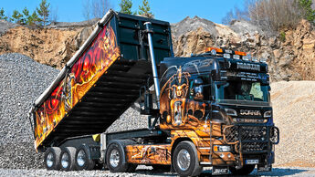 Scania, gefallene Engel, Martin Transporte, Super