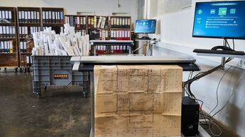 Scanzentrum von Harder Logistics