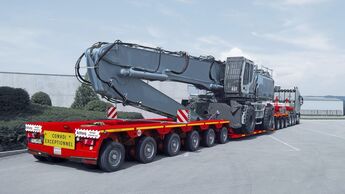 Scheuerle Schwertransport Euro Compact bauma 2019 Tieflader