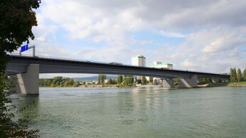 Schiersteiner Brücke Rhein Autobahn 
