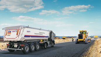 Schmitz Cargobull, Thermokipper, Asphalttransport