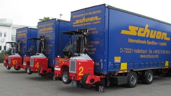 Schuon.Jumbos fahren Mitnahmestapler 