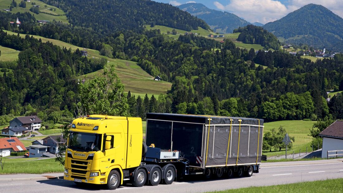 Schwerlasttransport, Scania