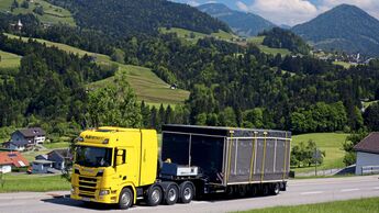 Schwerlasttransport, Scania