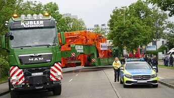 Schwertransport Kamag Kübler Brammentransporter AMG