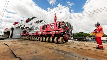 Schwertransport von Riga Mainz