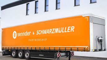 Sennder-Plane für Schwarzmüller-Trailer