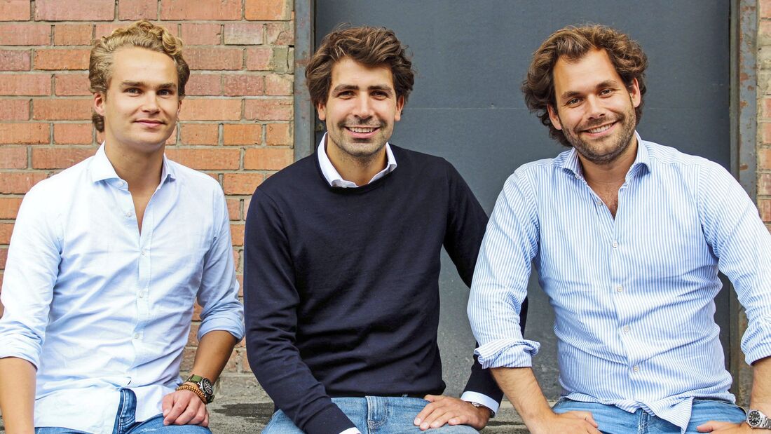 Sennder, Start-up, Nicolaus Schefenacker, Julius Koehler, David Noth­acker (v. l.)