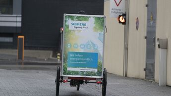 Siemens, Velo Carrier, Stuttgart-Vaihingen, Lastenfahrrad, letzte Meile