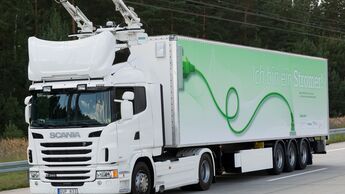 Siemens und Scania forschen gemeinsam am elektrifizierten Straßengüterverkehr / Siemens and Scania are conducting joint research into the electrification of road freight traffic