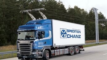 Siemens und Scania forschen gemeinsam am elektrifizierten Straßengüterverkehr / Siemens and Scania are conducting joint research into the electrification of road freight traffic