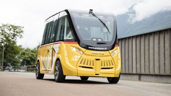 Smartshuttle, aitonomes Fahren, Kleinbus, elektrisch, Schweiz