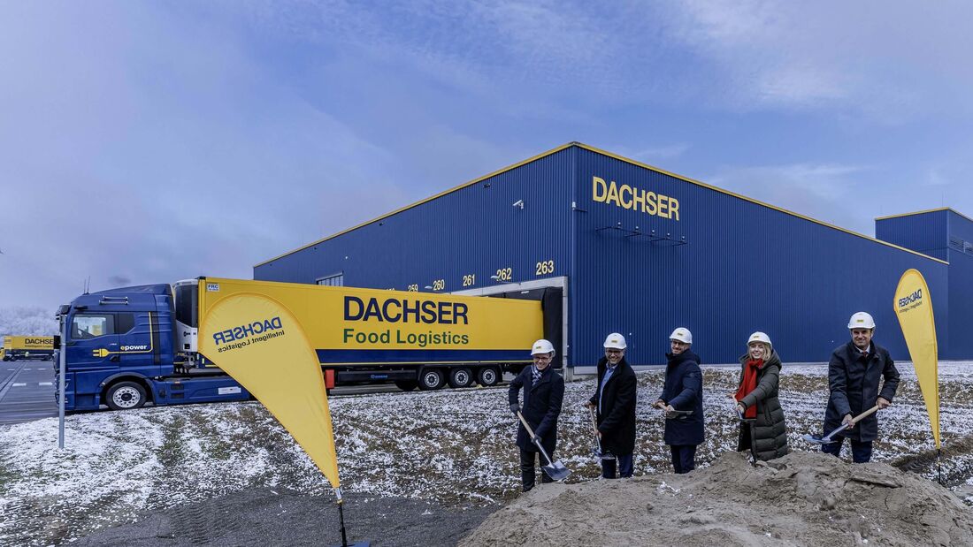 Spatenstich für das Logistikzentrum Hegau-Bodensee in Steißlingen von Dachser
