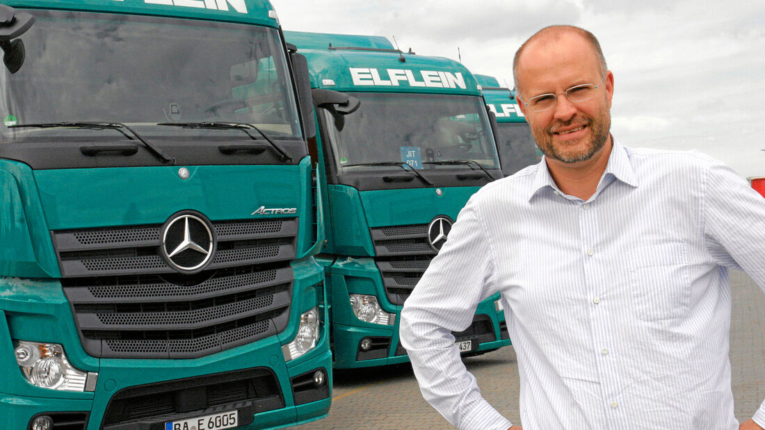Spediteur Rüdiger Elflein aus Bamberg