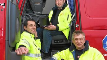 Spedition Bode, Fahrerhaus, Fahrer