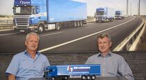 Spedition Hövelmann Fahrertrainer Chefs Rees Elvis-Studie Fuhrparkleitung Dispo Scania Azubi GEspräch Steckbrief Einbauschränke Bett Umschlag