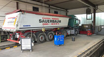 Spedition Sauerbaum, Porträt FF 10/2020, Actros, Zeche Zollverein, Kippsattel, Sattelkipper.
