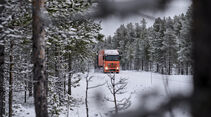 Spezialtransport von Gebrüder Weiss nach Kiruna für die Swedish Space Corporation 