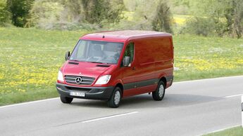 Sprinter ab Werk mit Fleet Board-Telematik