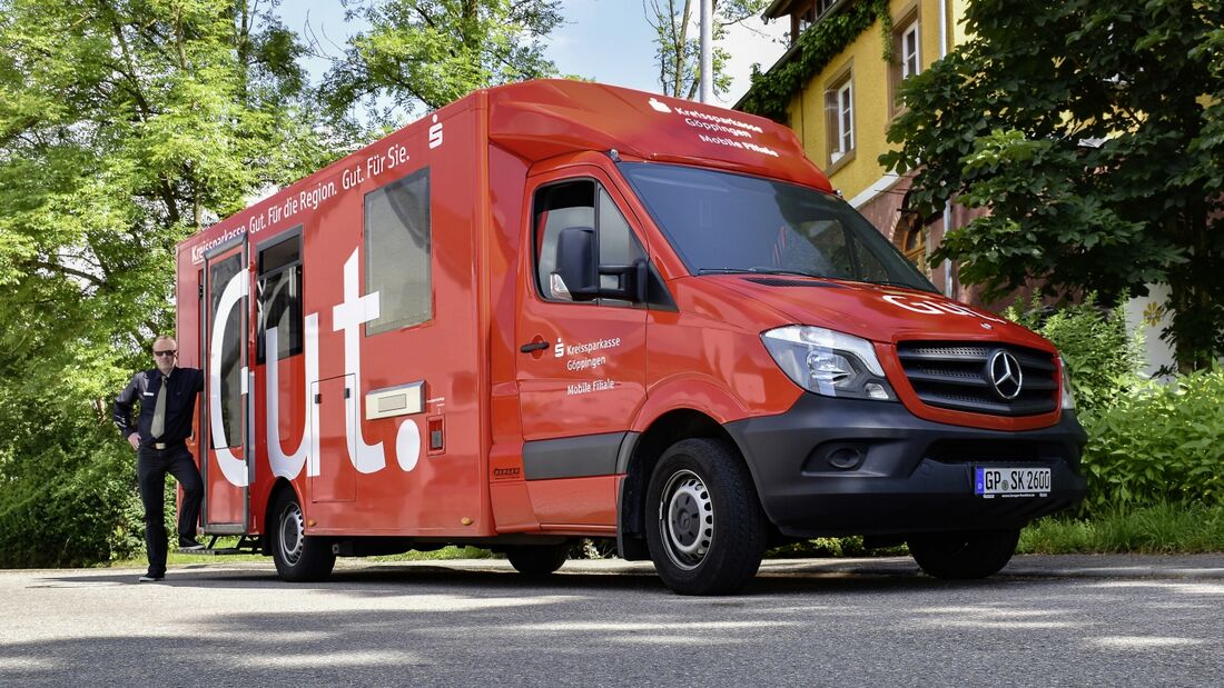 Sprinter als Bank