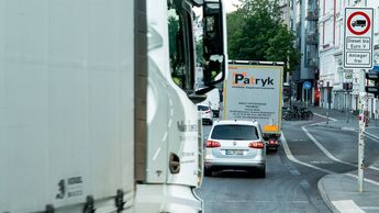 Straßenverlauf Stresemannstraße Einführung Dieselfahrverbot in Hamburg Hamburg Hamburg Deutschland