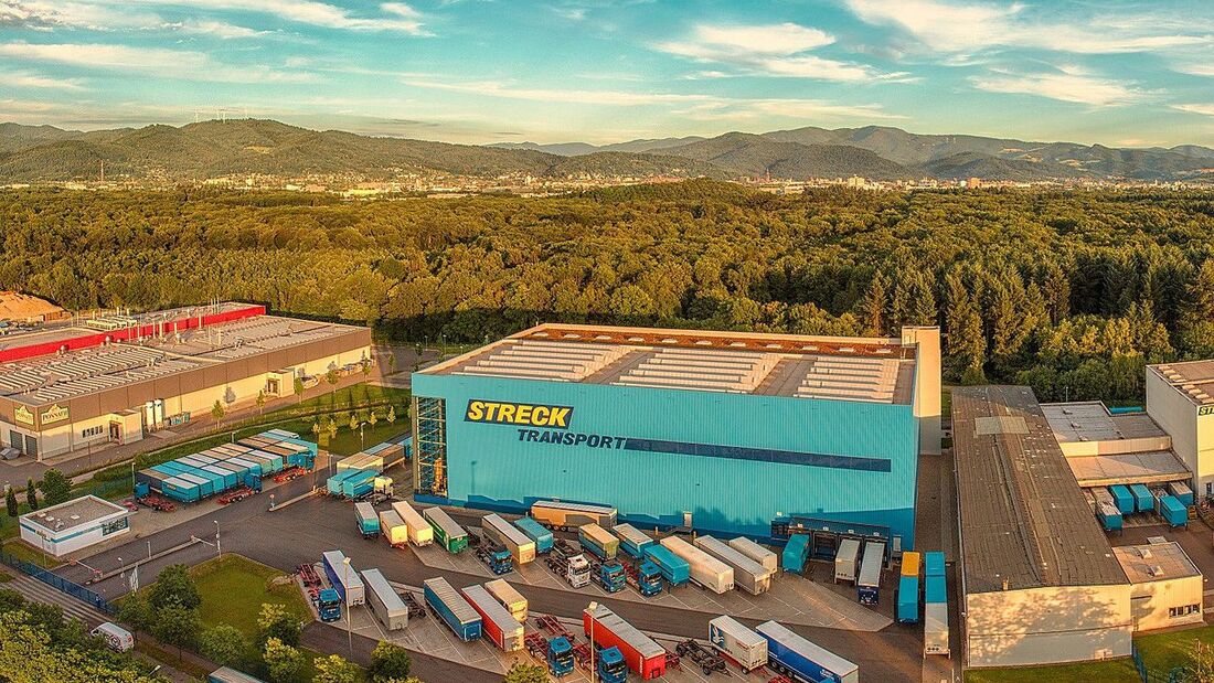 Streck Transportgesellschaft mbH /// Luftaufnahme /// Freiburg