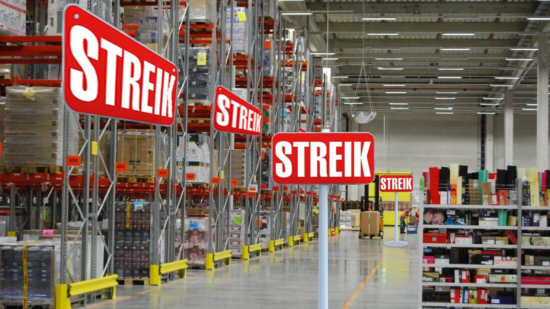 Streik, Amazon, Lager Bad Hersfeld