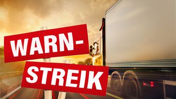 Streik, Lkw, Warnstreik