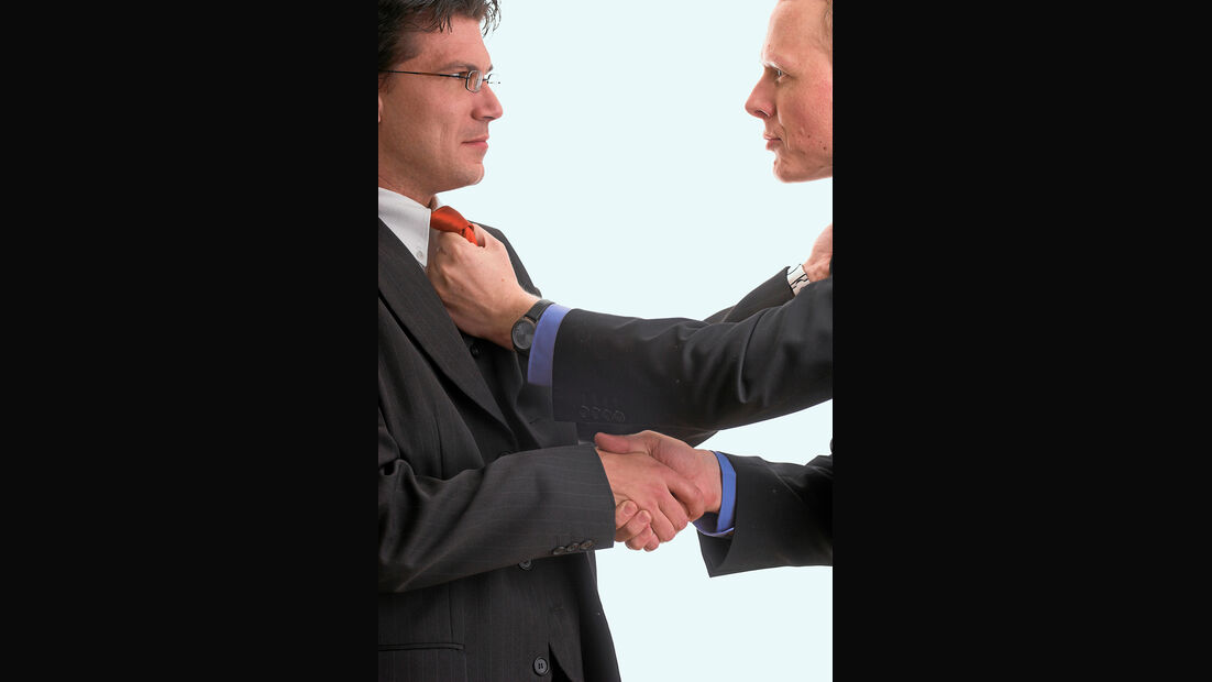 Streit unter Geschäftspartnern
