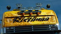 Supertruck FERNFAHRER 03-2011, Scania R 500 Tiger von Juha Ristimaa aus Finnland, Lampenb�gel  